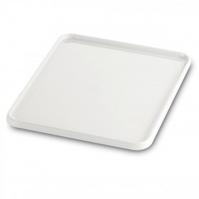 Plateau rectangulaire GN 2/3 32.5X35.4cm blanc en porcelaine