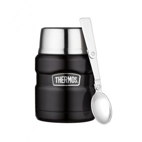 Porte aliment isotherme 47cl noir mat