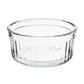 Set de 4 ramequins en verre 8.5 x 4.7cm