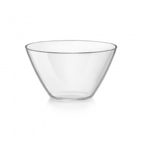 Saladier en verre transparent rond 13 cm