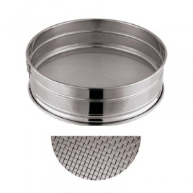 Tamis inox à farine ou à sucre glace Ø 22cm - maille n°20