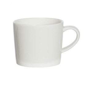 Tasse à café 10 cl blanche en porcelaine - Lot de 12