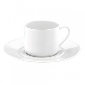Tasse à thé blanche 18cl en porcelaine - Valencay - Pillivuyt