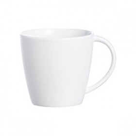 Tasse à thé/ café à anse 12cl en porcelaine blanche 