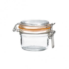 Terrine hermétique en verre 125g joint 70mm