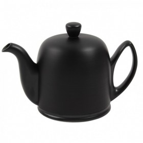Théière 6 tasses - cloche alu noir - Noir mat