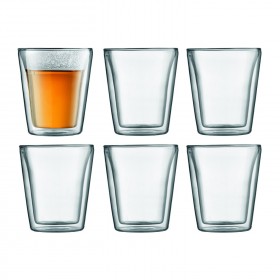 Verre double paroi 20cl - Lot de 6