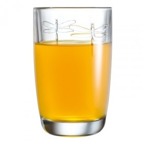 Verre à long drink 40 cl transparent verre pressé - Lot de 6