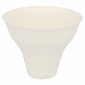Verre à vin 260 ml cellulose blanc haut de gamme - Lot de 50