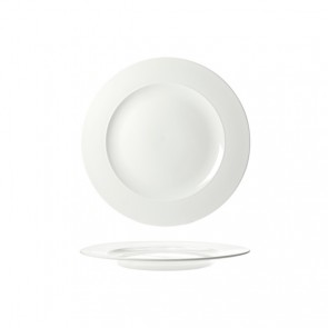 Assiette de présentation ronde blanche 32.8cm - Rings - Cosy & Trendy