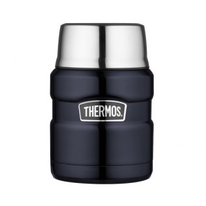 Porte aliment isotherme 45cl bleu  - King - Thermos
