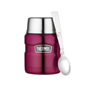 Porte aliment isotherme 47cl framboise - King - Thermos