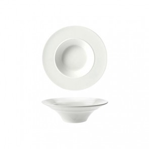 Saladier rond blanc 23.7cm - Rings - Cosy & Trendy