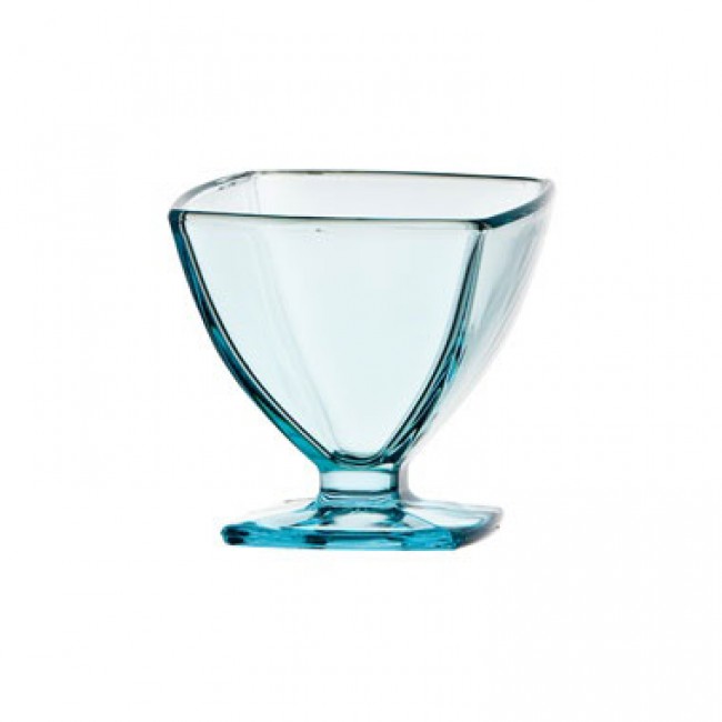 Série de 12 superbes coupes à glace en cristal,jambe à spirale,coupe de