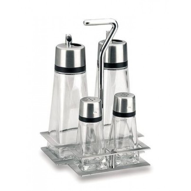 Mxixi 6 pièces Huile et vinaigre sel & Poivre Cruet Ensembles de