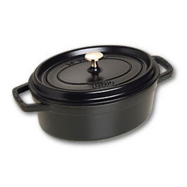 Cocotte Staub Ovale Black 27 cm