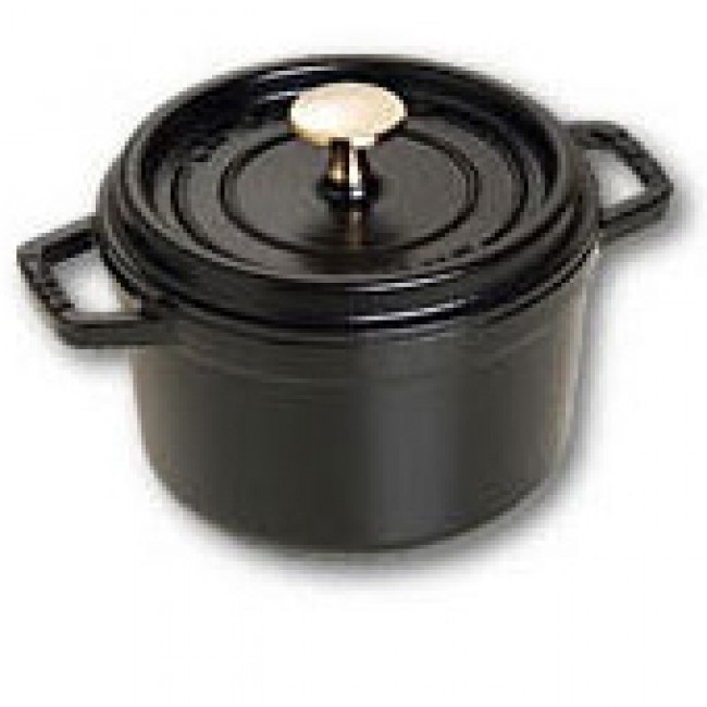 Cocotte En Fonte Staub 30 Cm Noire Mat - Occasion, Compatible Toutes Cuisinières (induction, Gaz, électrique)