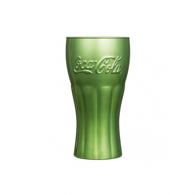 Verre Coca Cola vert 37cl - Gobelet forme haute - Lot de 6 - Coca Cola -  Luminarc