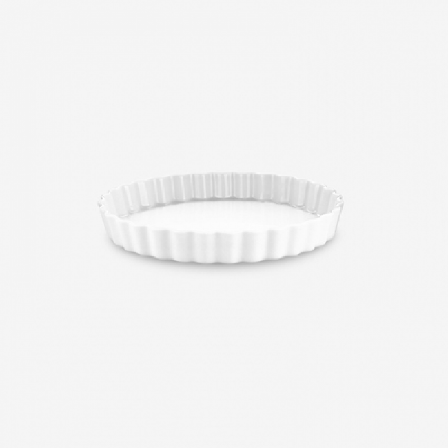 Plat à cake rectangulaire blanc 37,3x14,7cm en porcelaine - Pillivuyt