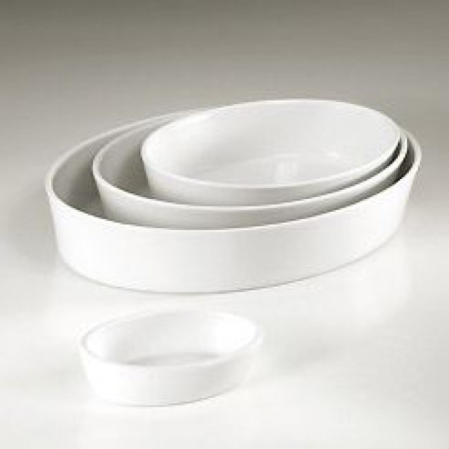 GRAND PLAT OVALE en porcelaine Blanche épaisse de Pillivuyt France EUR 30,00 - FR