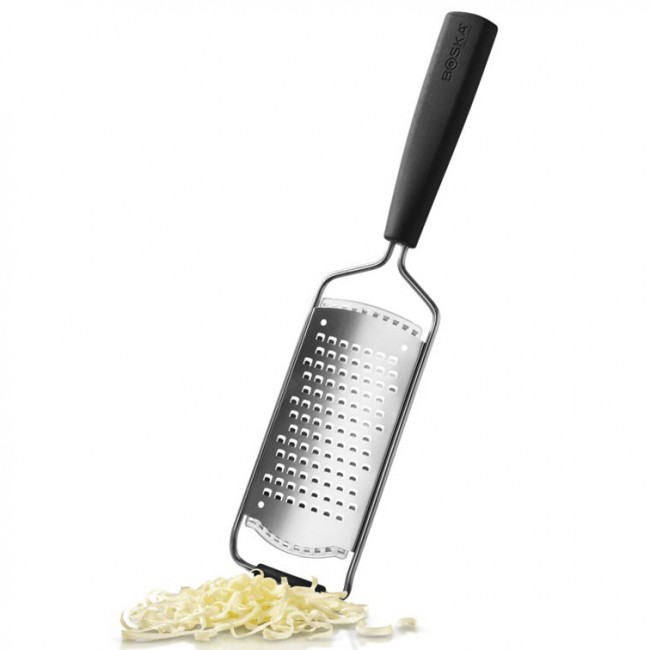 Boska Oslo+ - Râpe à Fromage Sans Bâton (chêne & Acier Inox