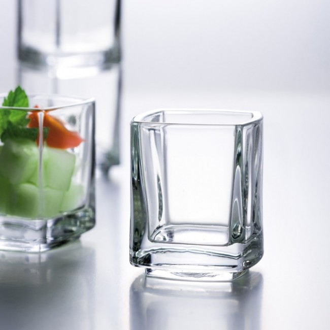 Verrine 5cl en verre pressé - Kube - La Rochère