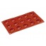 Moule flexible en silicone - 15 petites demi-sphères