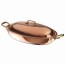 Plat à gratin cuivre ovale 40 x 27.9 x 7.6 cm - Paderno