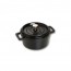 Cocotte en fonte ronde 20 cm noir mat - Fondamentales - Staub