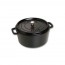 Cocotte en fonte ronde 34 cm noir mat - Fondamentales - Staub