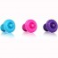 Bouchons à vin colorés - Lot de 3 (rose/bleu/violet) - Accessoires vin - Vacu Vin