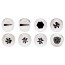 Lot de 8 douilles pâtissières - Inox - Paderno