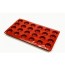 Moule flexible en silicone - 24 demi-sphères pomponette