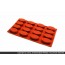 Moule flexible en silicone - 16 ovales - Flexipad - Paderno
