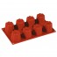 Moule flexible en silicone - 8 cannelés - Flexipad - Paderno