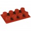 Moule flexible en silicone - 8 bavarois- Flexipad - Paderno