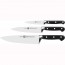 Set de 3 couteaux de cuisine - manche noir - Professional S - Zwilling