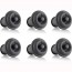 Bouchons à vin gris - Lot de 6 - Accessoires vin - Vacu Vin