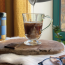 Mug à thé/café en verre pressé 27,5cl - Lot de 6 - Abeille 