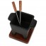 Mini appareil à fondue savoyarde noire en grès-  Life - Boska