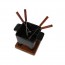 Mini appareil à fondue savoyarde noire 400ml en grès-  Life - Boska