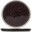 Assiette plate ronde noire et violet 27cm - Laguna Viola - Cosy & Trendy