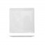 Assiette carrée blanche 18 x 18cm en porcelaine - A l'unité - Kara - Cosy & Trendy