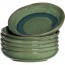 Assiette creuse ronde céramique 20,7cm vert - Matera - Leonardo