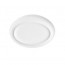 Assiette ovale 24x16cm en porcelaine blanche - Scenari - Arcoroc
