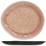 Assiette ovale noire et rose 32.5x28.5cm - Lot de 2 - Laguna Old Rose - Cosy & Trendy
