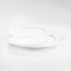 Assiette plate blanche 22cm en porcelaine - Lot de 6 - Basket - Pillivuyt