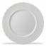 Assiette plate blanche 28cm en porcelaine - Lot de 3 - Basket - Pillivuyt 