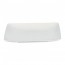 Assiette carrée à dessert plate blanche 24cm Modulo Guy Degrenne