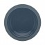 Assiette plate ronde 23cm bleu de roche en grès - A l'unité - Bahia - Guy Degrenne